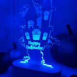 Load image into Gallery viewer, ‘Happy Halloween’ LED Light up stand craft product