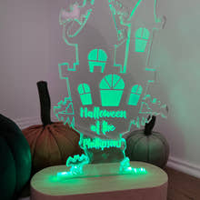 Load image into Gallery viewer, ‘Happy Halloween’ LED Light up stand craft product