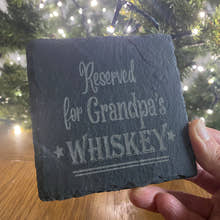 Load image into Gallery viewer, Slate Personalised Coaster - Any Name craft product