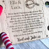 Load image into Gallery viewer, Personalised Elf arrival postcard craft product