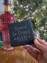 Load image into Gallery viewer, Personalised Slate Drinks Coaster – Unique Gift for Mum, Nan & More