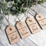 Load image into Gallery viewer, ‘Something’ gift tags - Set of 4 craft product