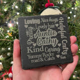 Load image into Gallery viewer, Just for you - Slate Coaster - Any Name - 10 words