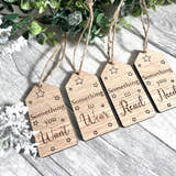 Load image into Gallery viewer, ‘Something’ gift tags - Set of 4 craft product