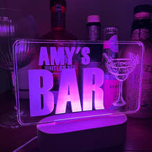 Load image into Gallery viewer, LED Personalised Bar Sign craft product