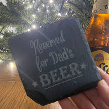 Load image into Gallery viewer, Slate Personalised Coaster - Any Name craft product