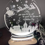 Load image into Gallery viewer, ‘Search the skies’ LED Light up Snowglobe craft product