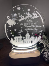 Load image into Gallery viewer, ‘Search the skies’ LED Light up Snowglobe craft product