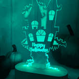 Load image into Gallery viewer, ‘Happy Halloween’ LED Light up stand craft product