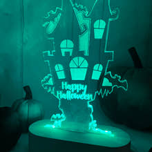 Load image into Gallery viewer, ‘Happy Halloween’ LED Light up stand craft product