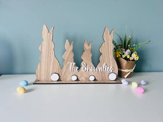 Bunny Family Decoration craft product