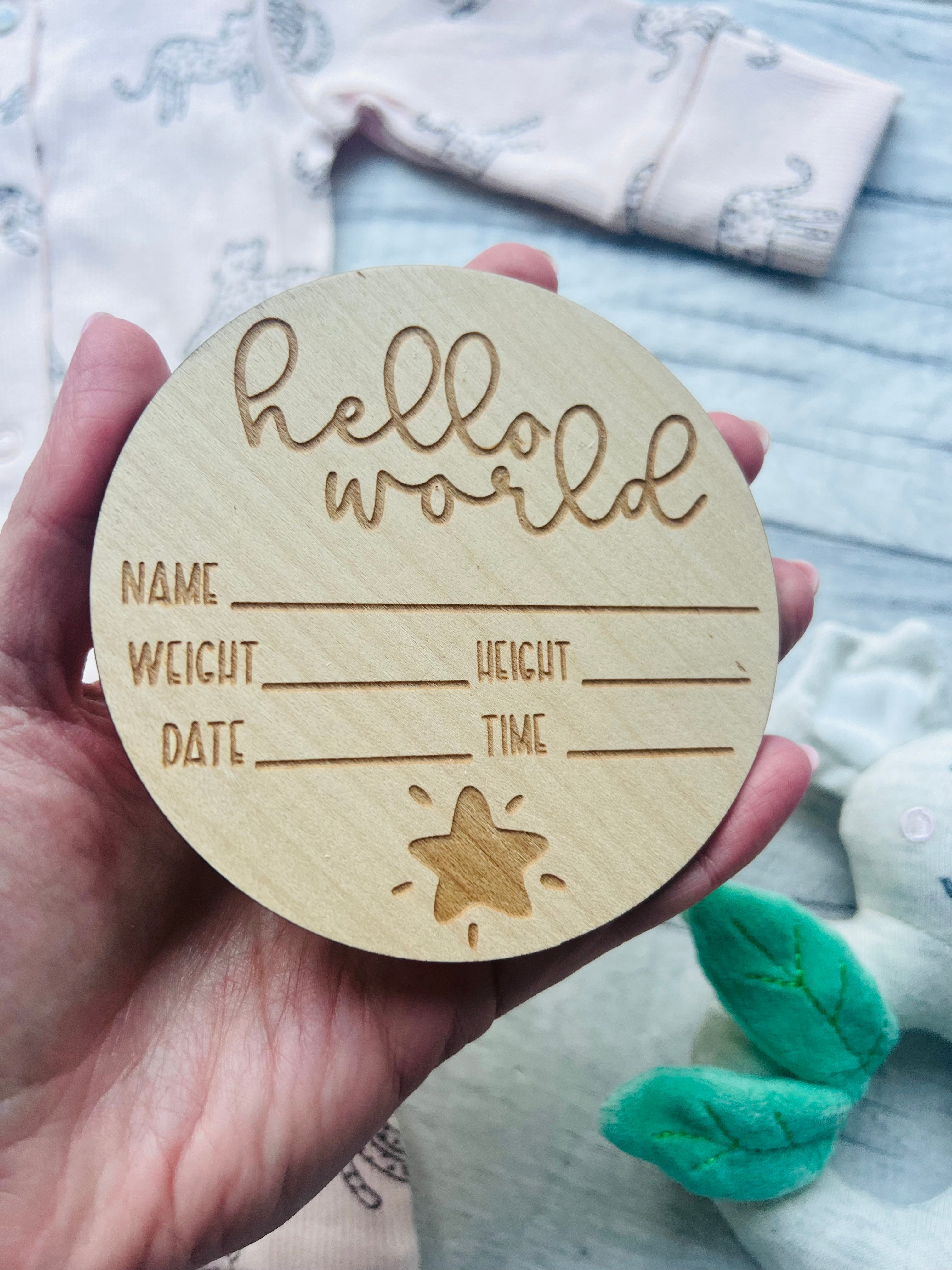 Load image into Gallery viewer, Baby Milestone Discs - Jungle craft product
