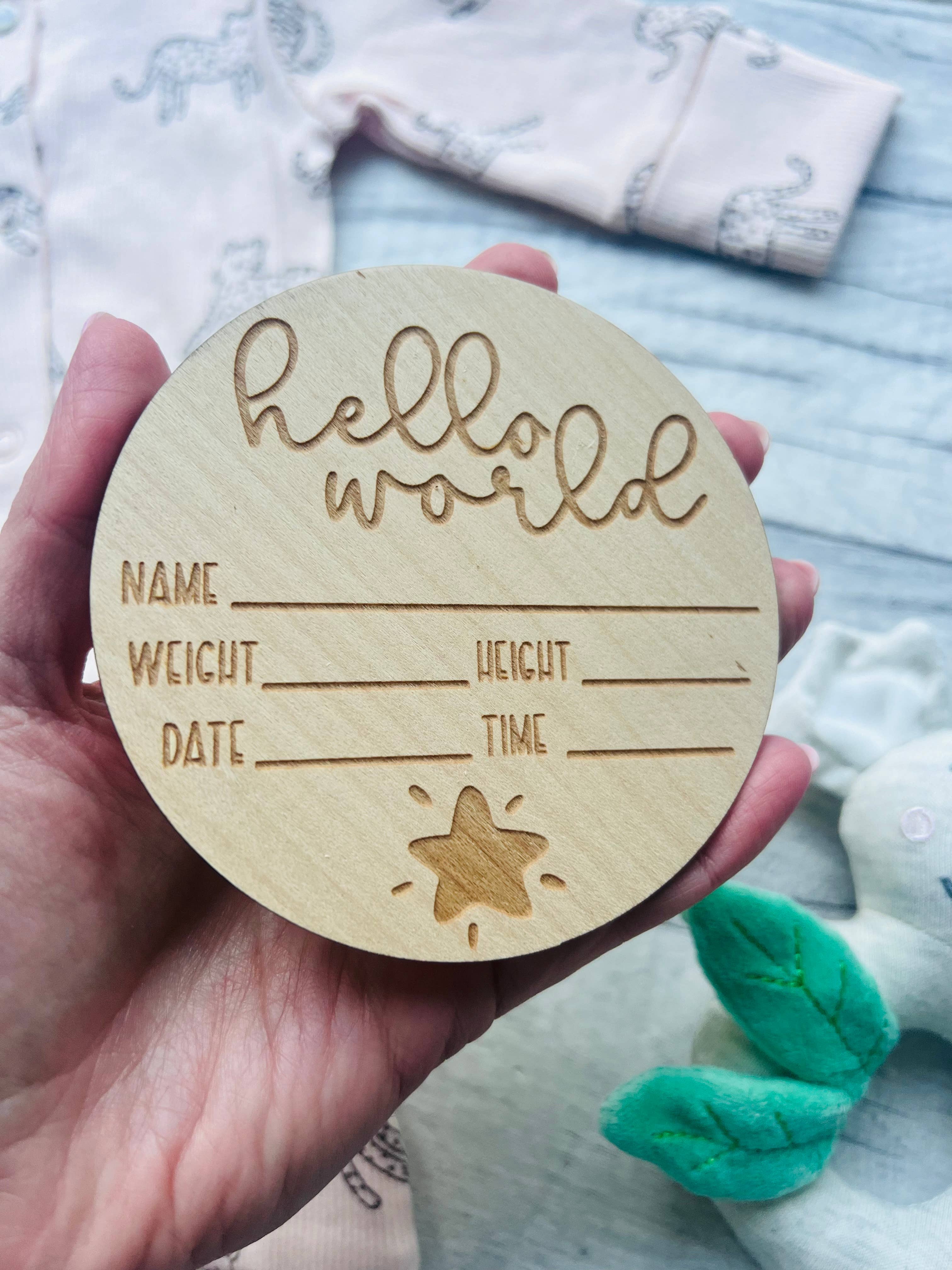 Baby Milestone Discs - Jungle craft product