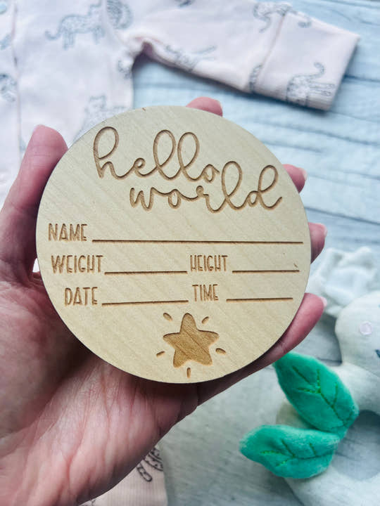 Baby Milestone Discs - Jungle craft product