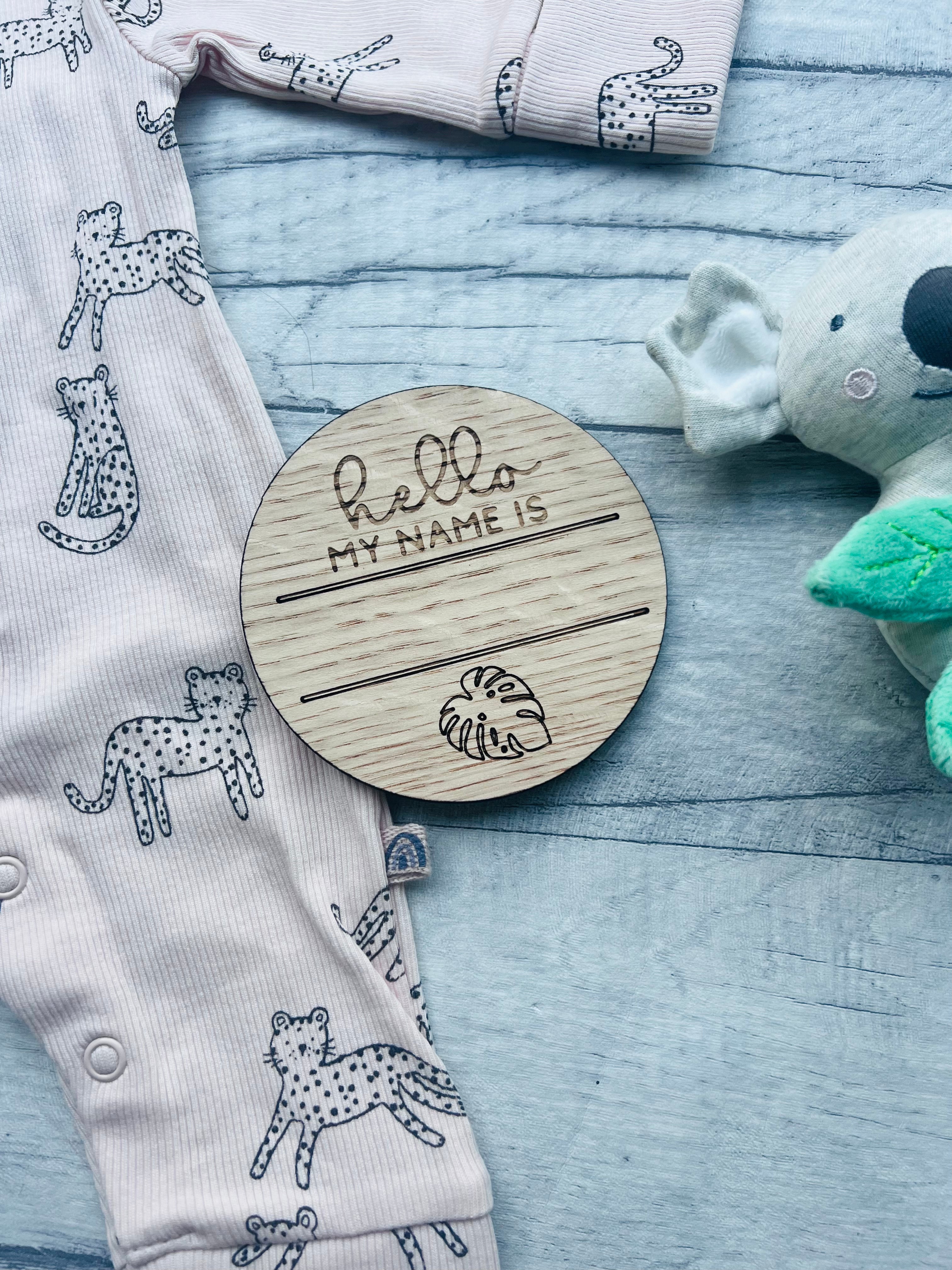 Load image into Gallery viewer, Baby Milestone Discs - Jungle craft product
