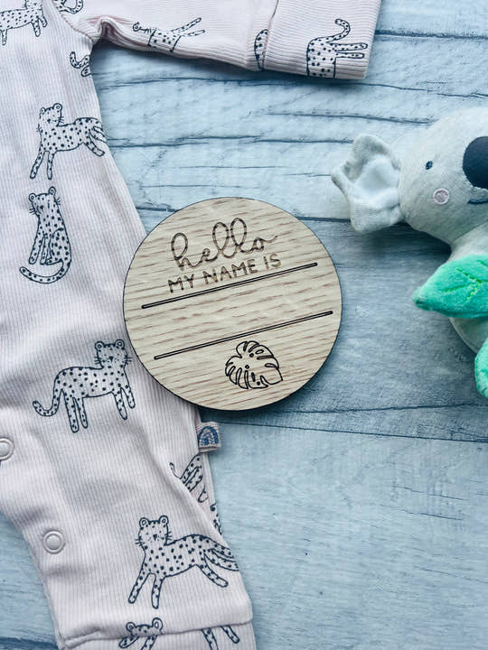 Baby Milestone Discs - Jungle craft product