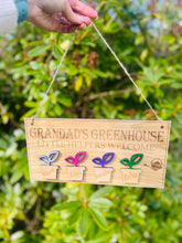 Load image into Gallery viewer, Personalised Grandad Greenhouse Sign
