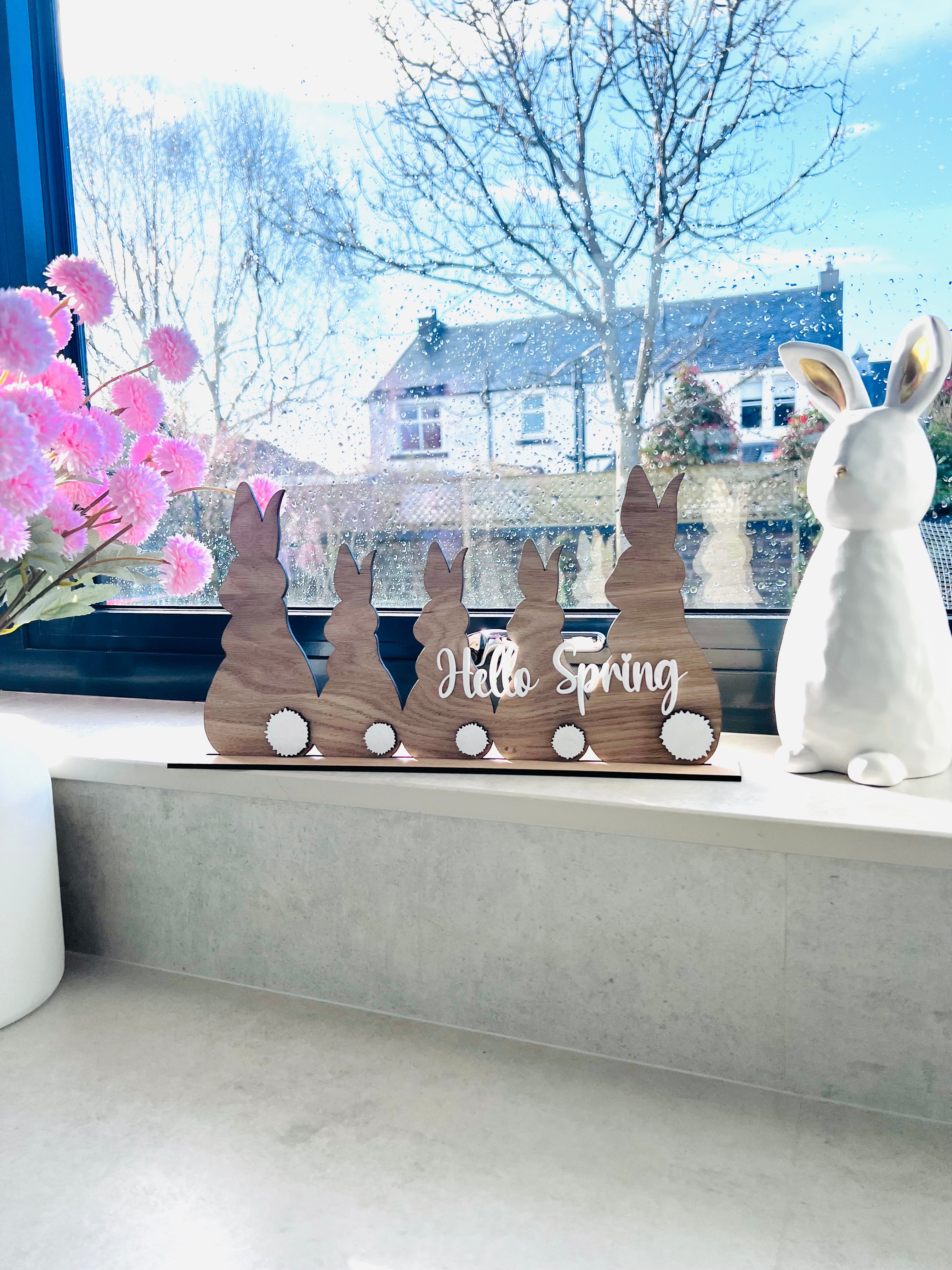 Load image into Gallery viewer, Bunny Family Decoration craft product
