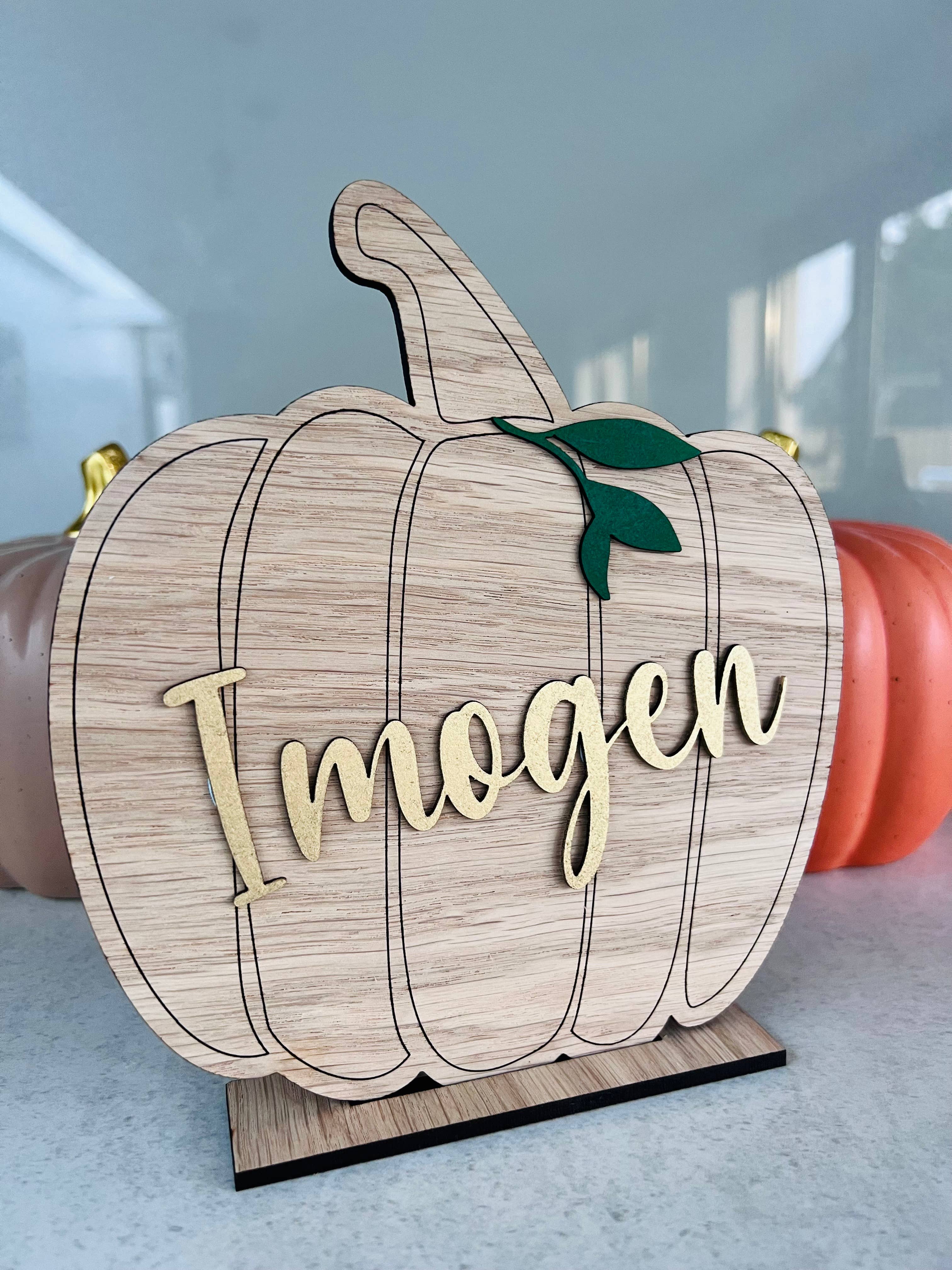 Personalised Pumpkins craft product