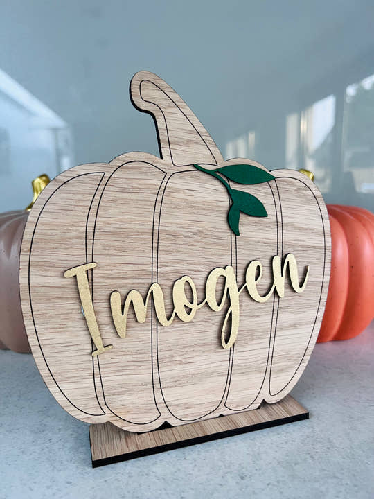 Personalised Pumpkins craft product