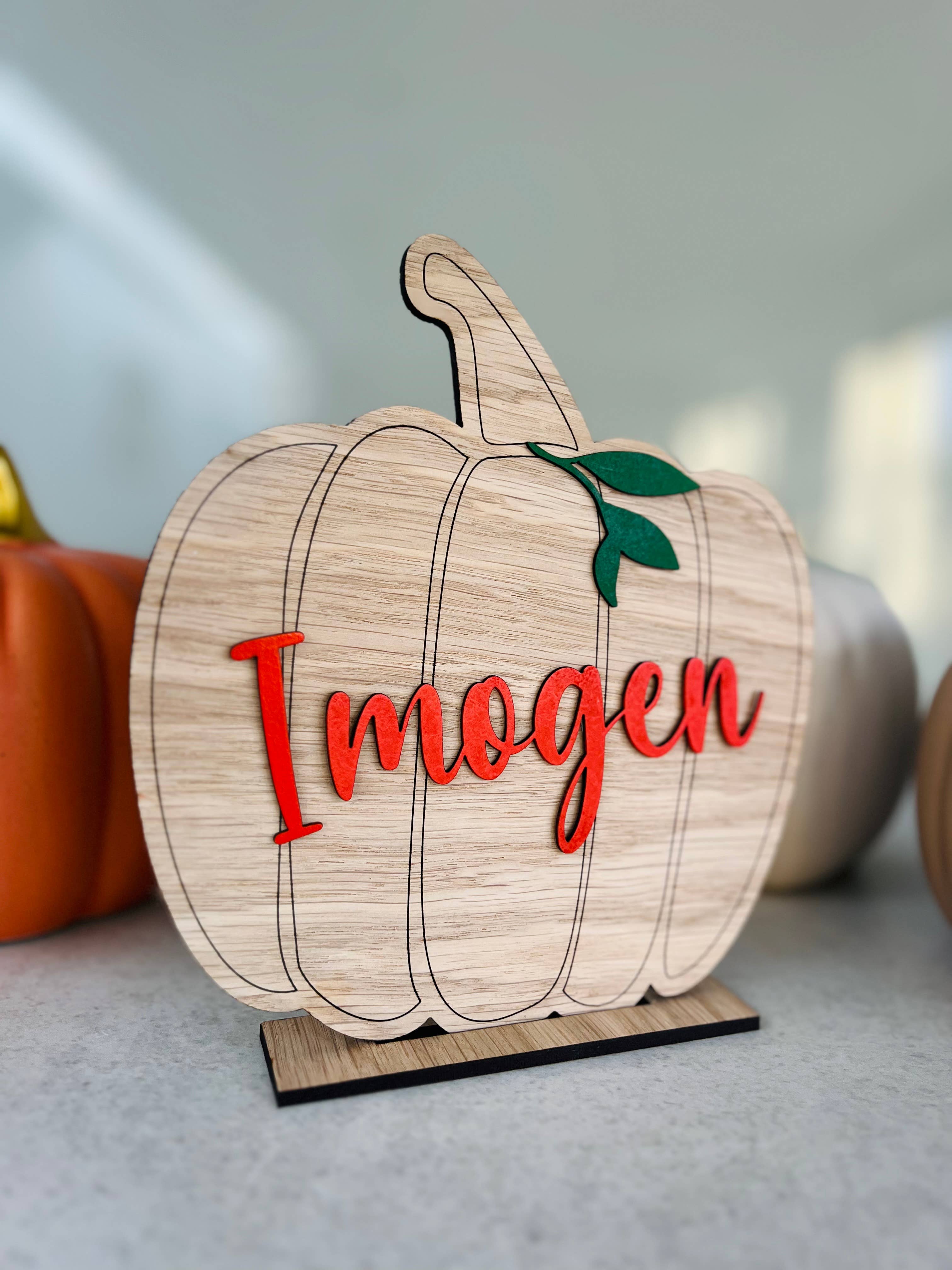Personalised Pumpkins craft product