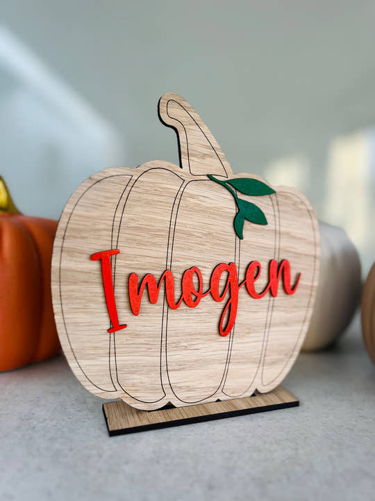 Personalised Pumpkins craft product