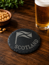Load image into Gallery viewer, Scotland Flag - Slate Coaster
