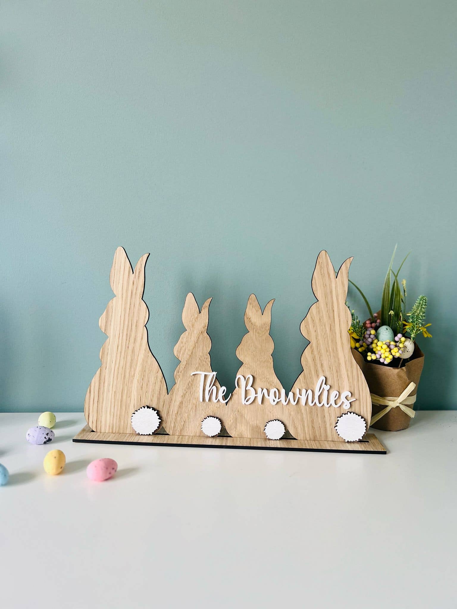 Bunny Family Decoration craft product