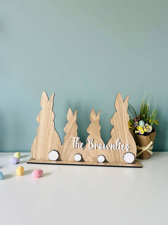 Bunny Family Decoration craft product