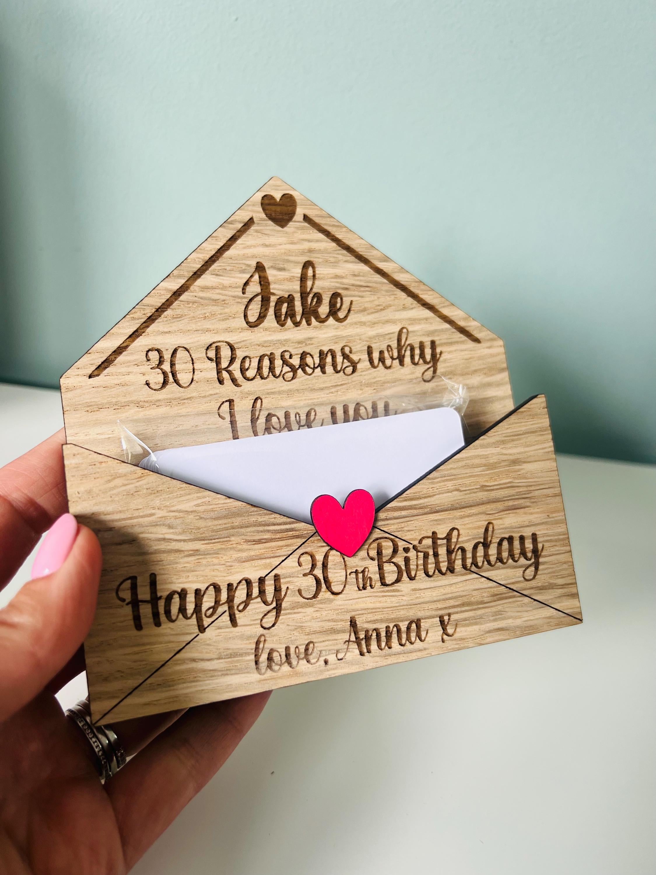 Load image into Gallery viewer, 30th Birthday - Reasons why I love you
