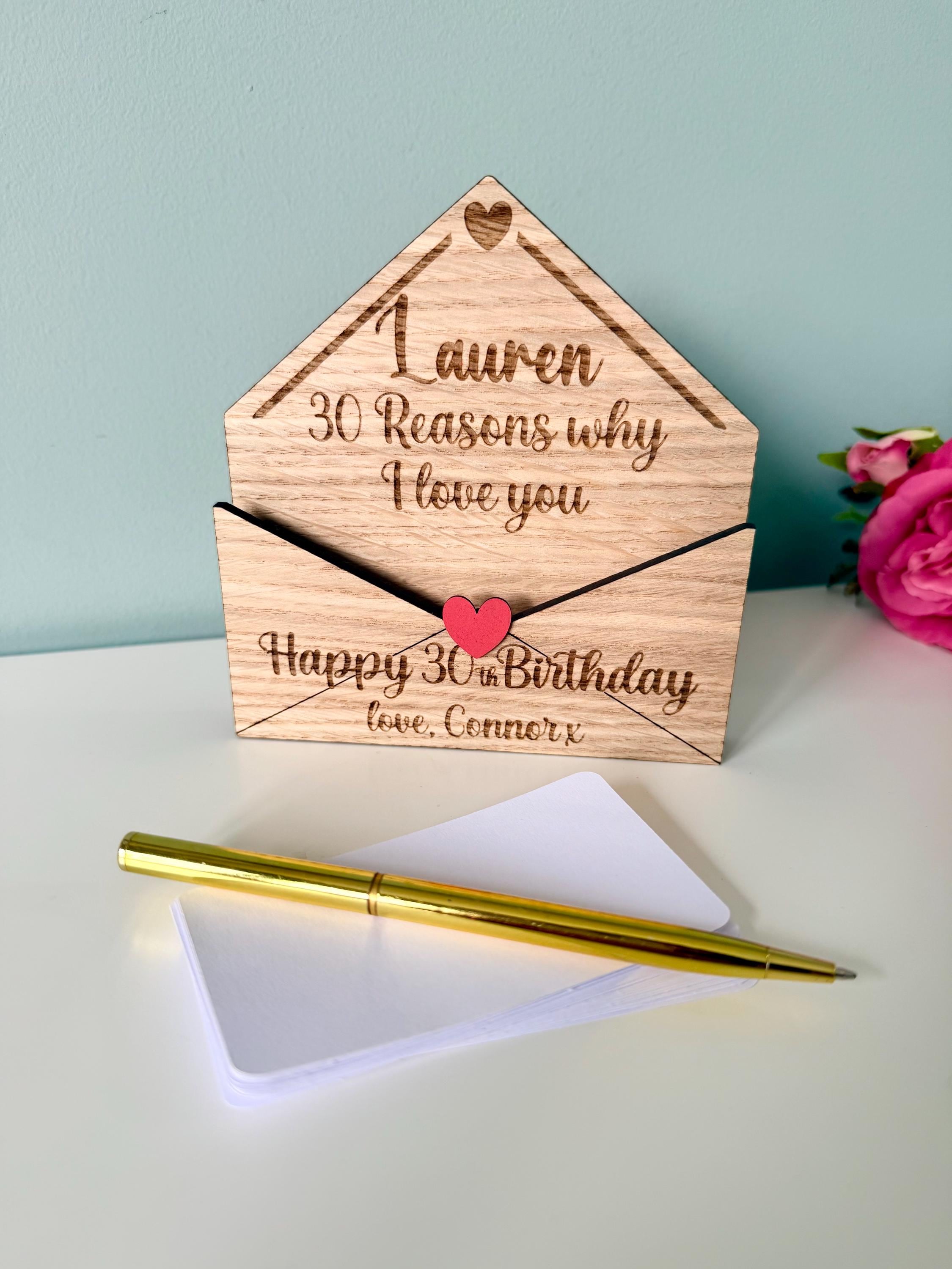 Load image into Gallery viewer, 30th Birthday - Reasons why I love you
