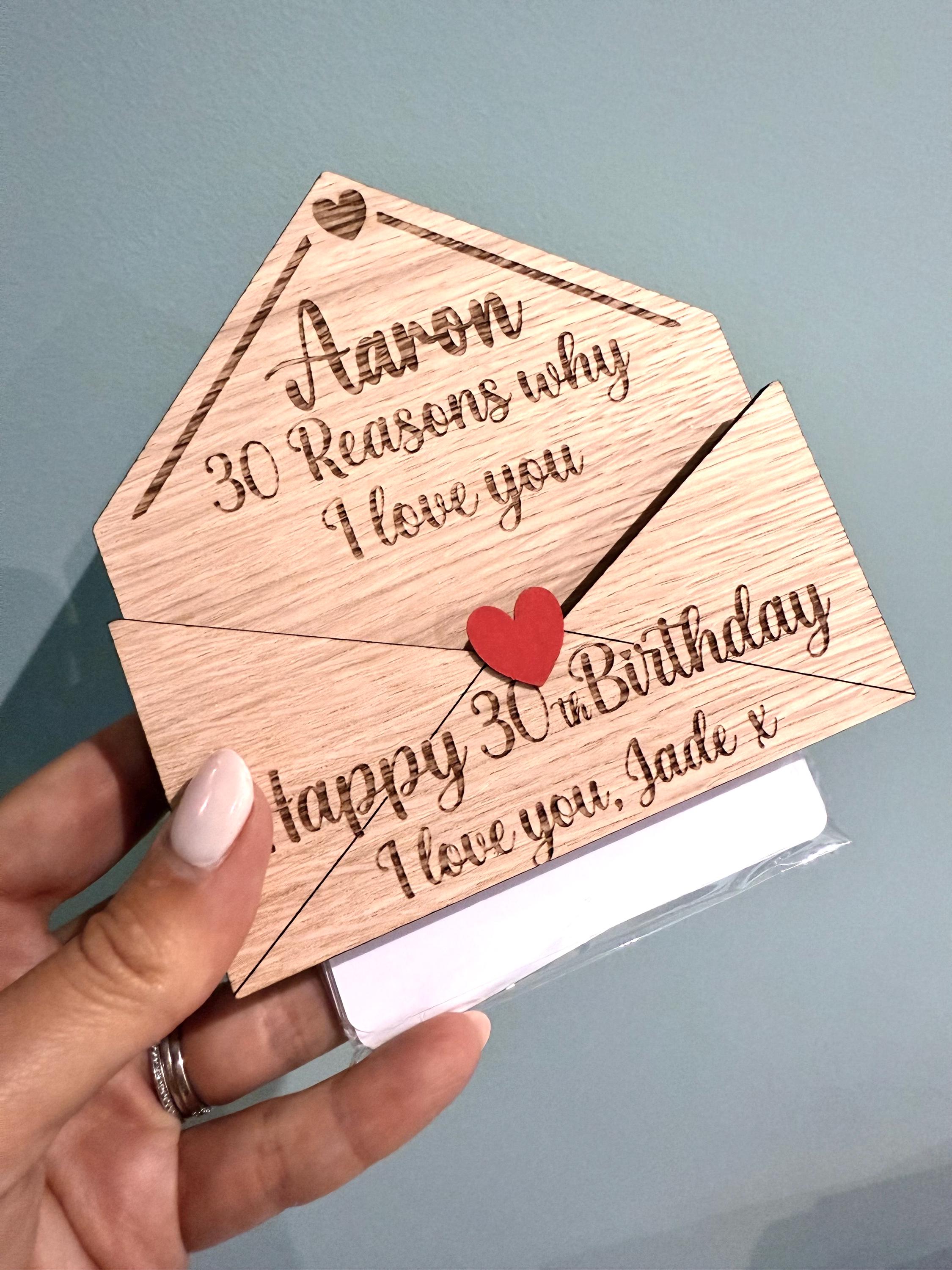 Load image into Gallery viewer, 30th Birthday - Reasons why I love you

