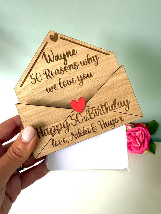 50th Birthday - Reasons why I love you
