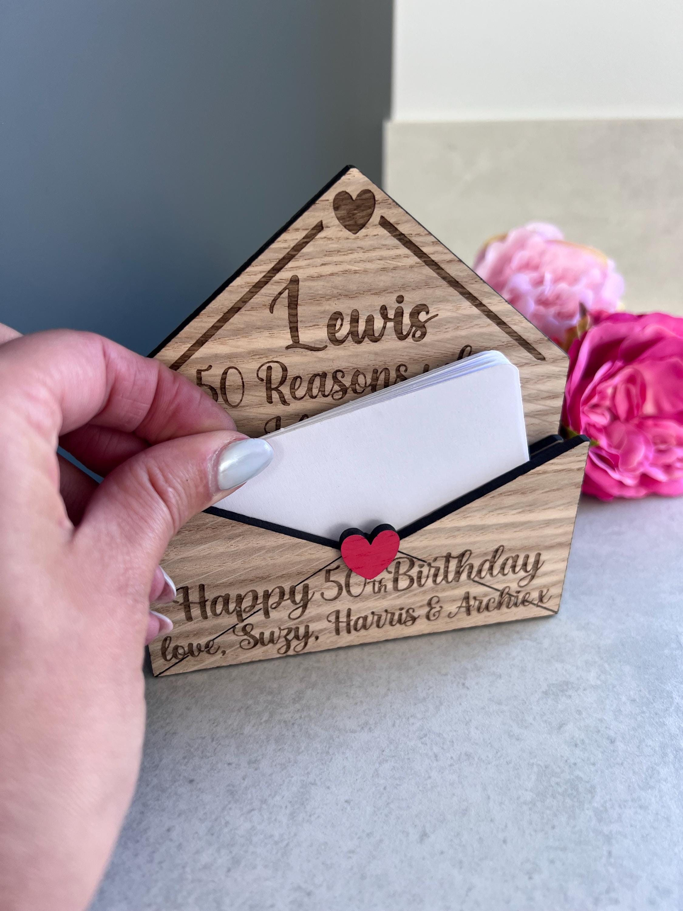 Load image into Gallery viewer, 50th Birthday - Reasons why I love you
