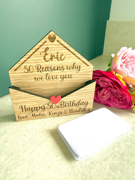 50th Birthday - Reasons why I love you
