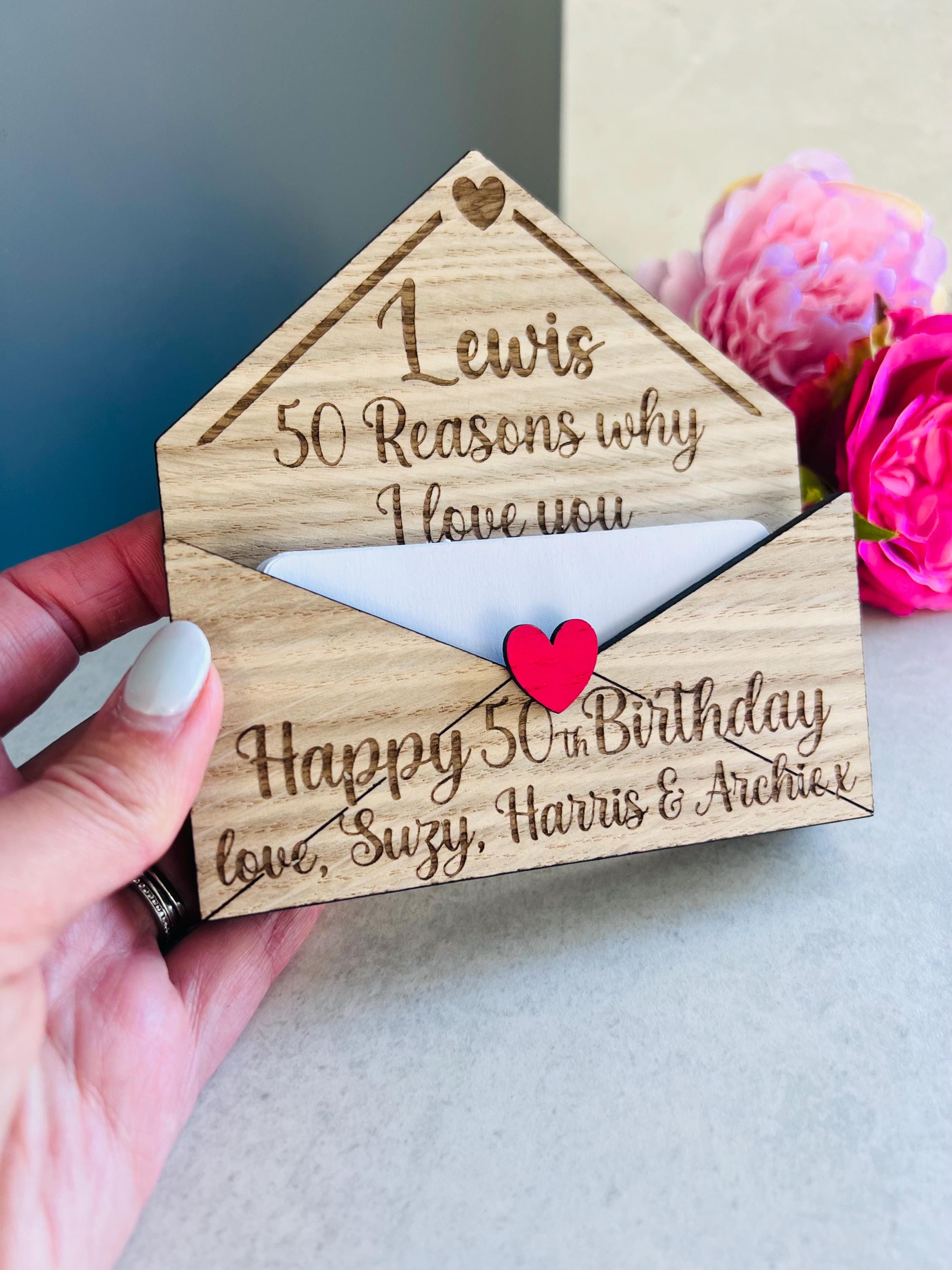 Load image into Gallery viewer, 50th Birthday - Reasons why I love you
