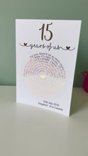 Load and play video in Gallery viewer, Lyrics Anniversary Card
