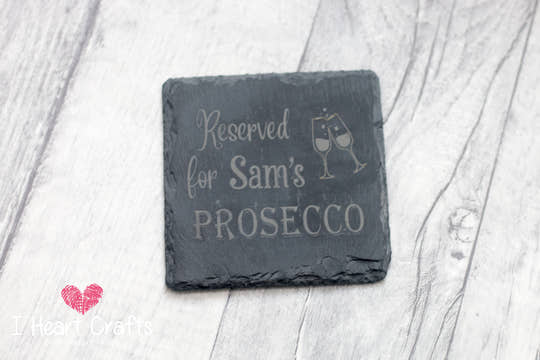 Slate Personalised Coaster - Any Name craft product