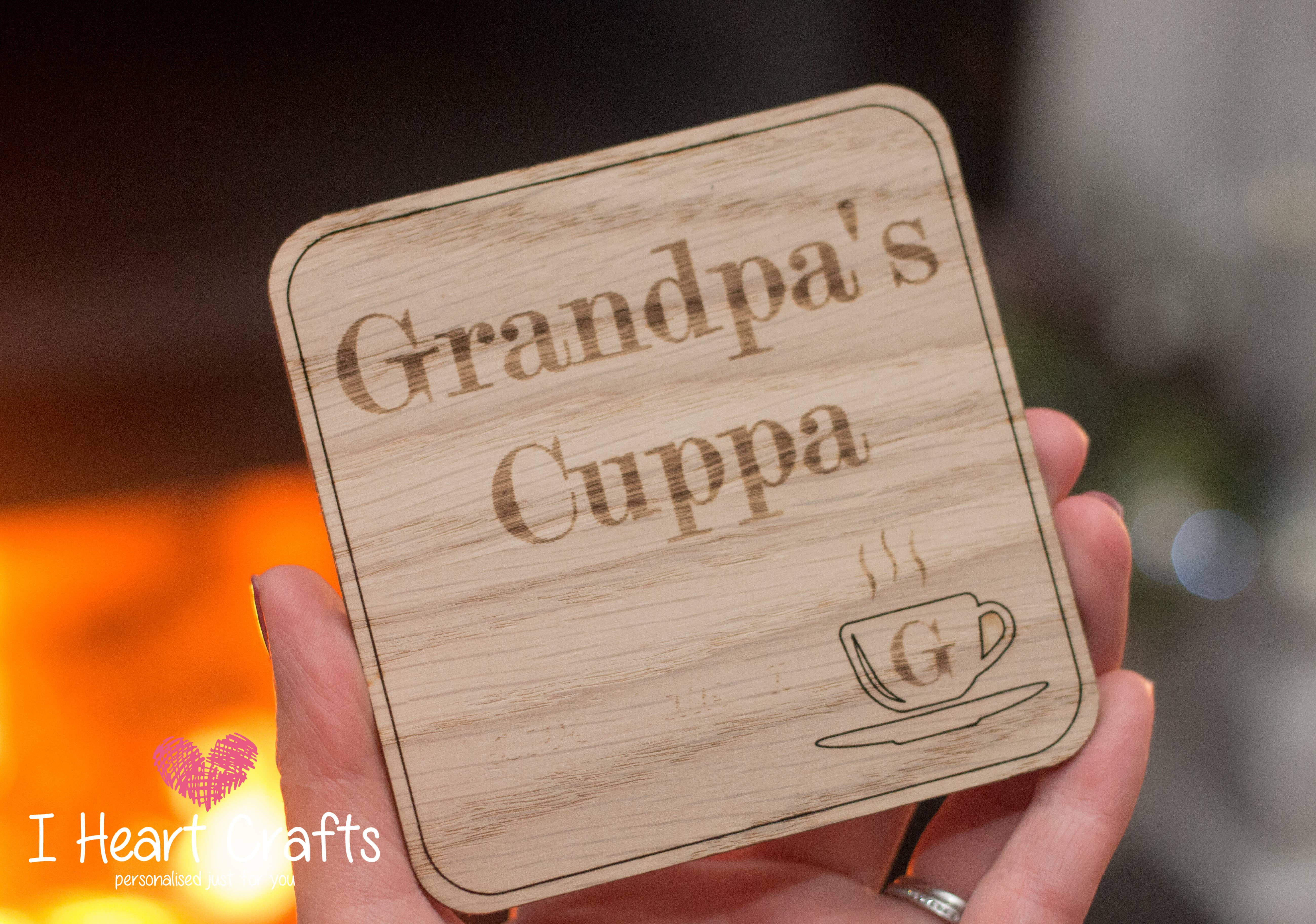 Grandpa's Cuppa Coaster craft product