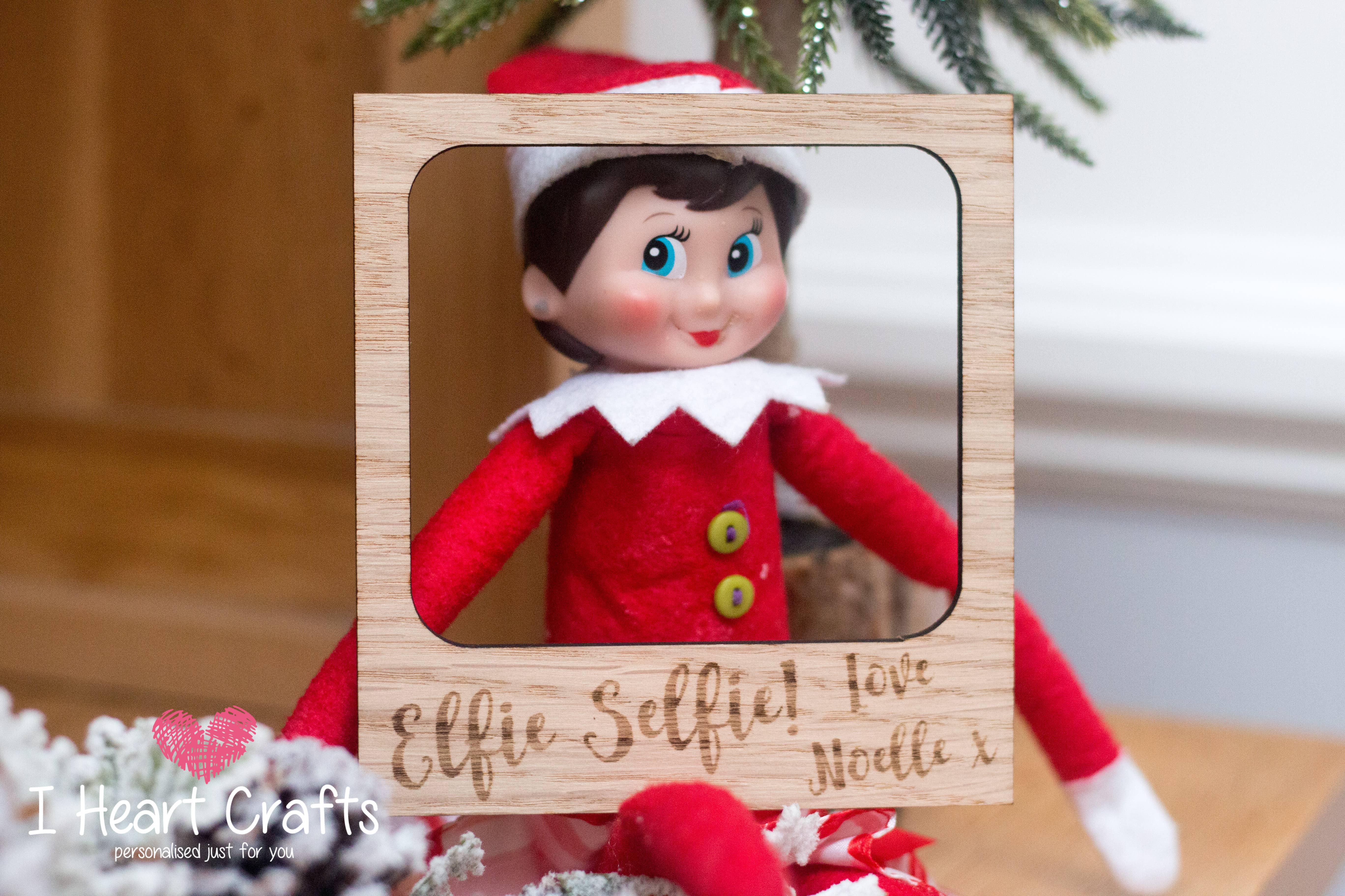 Elf on the Shelf Selfie Frame - Personalised