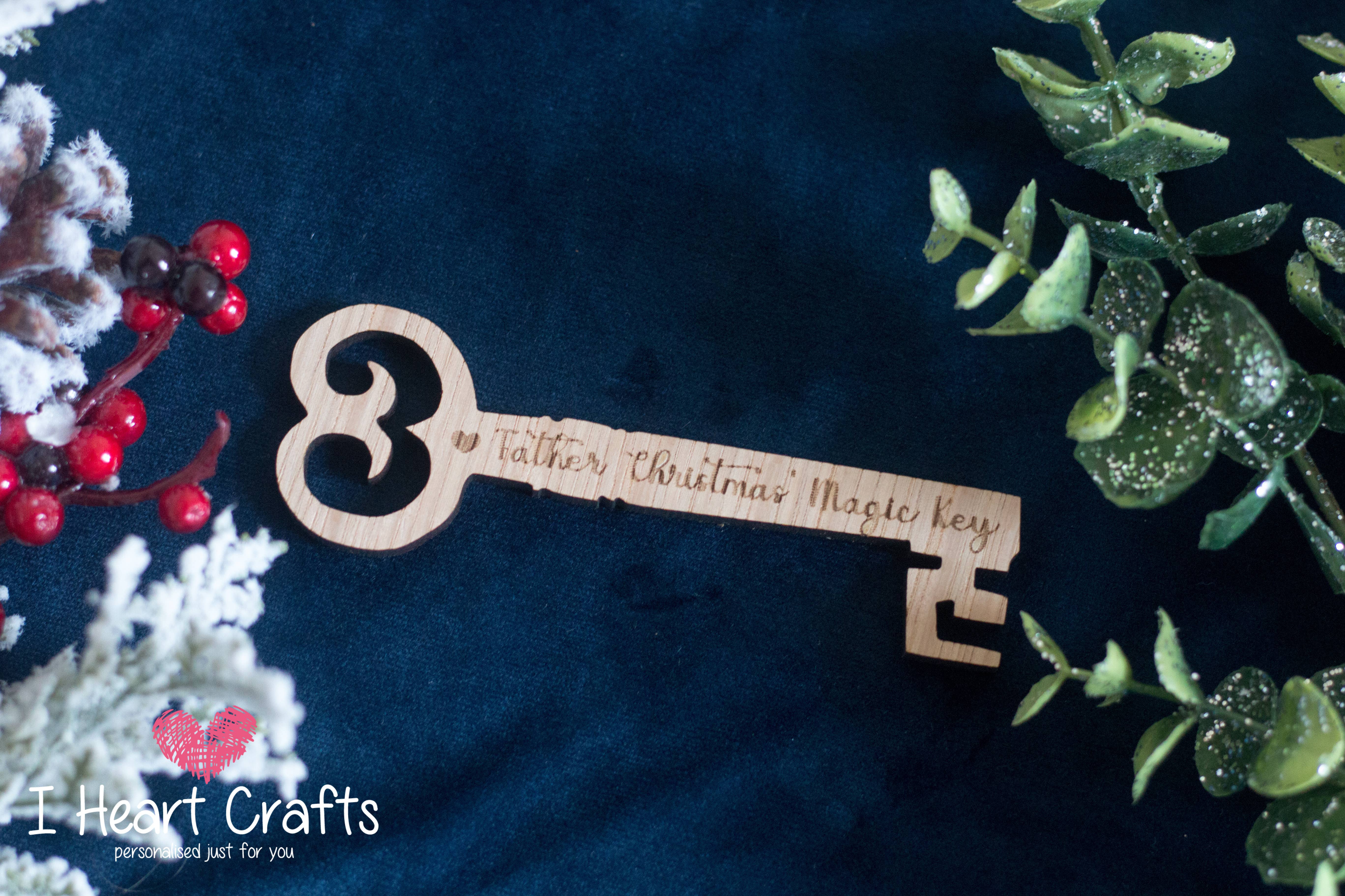 Santa's Magic Key - Personalised craft product