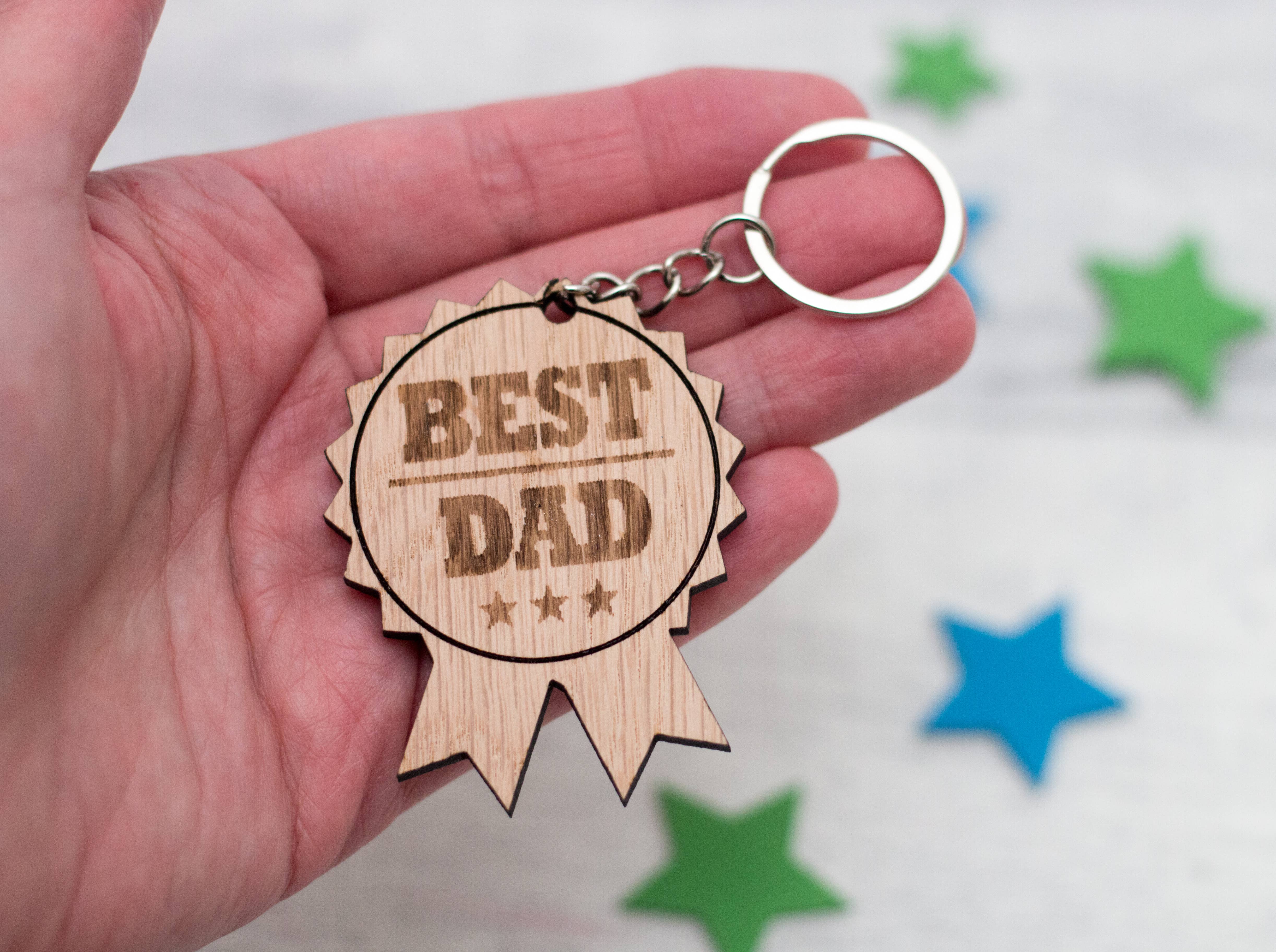 Oak Father's Day Keyring craft product