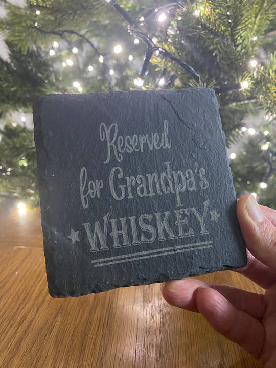 Slate Personalised Coaster - Any Name craft product