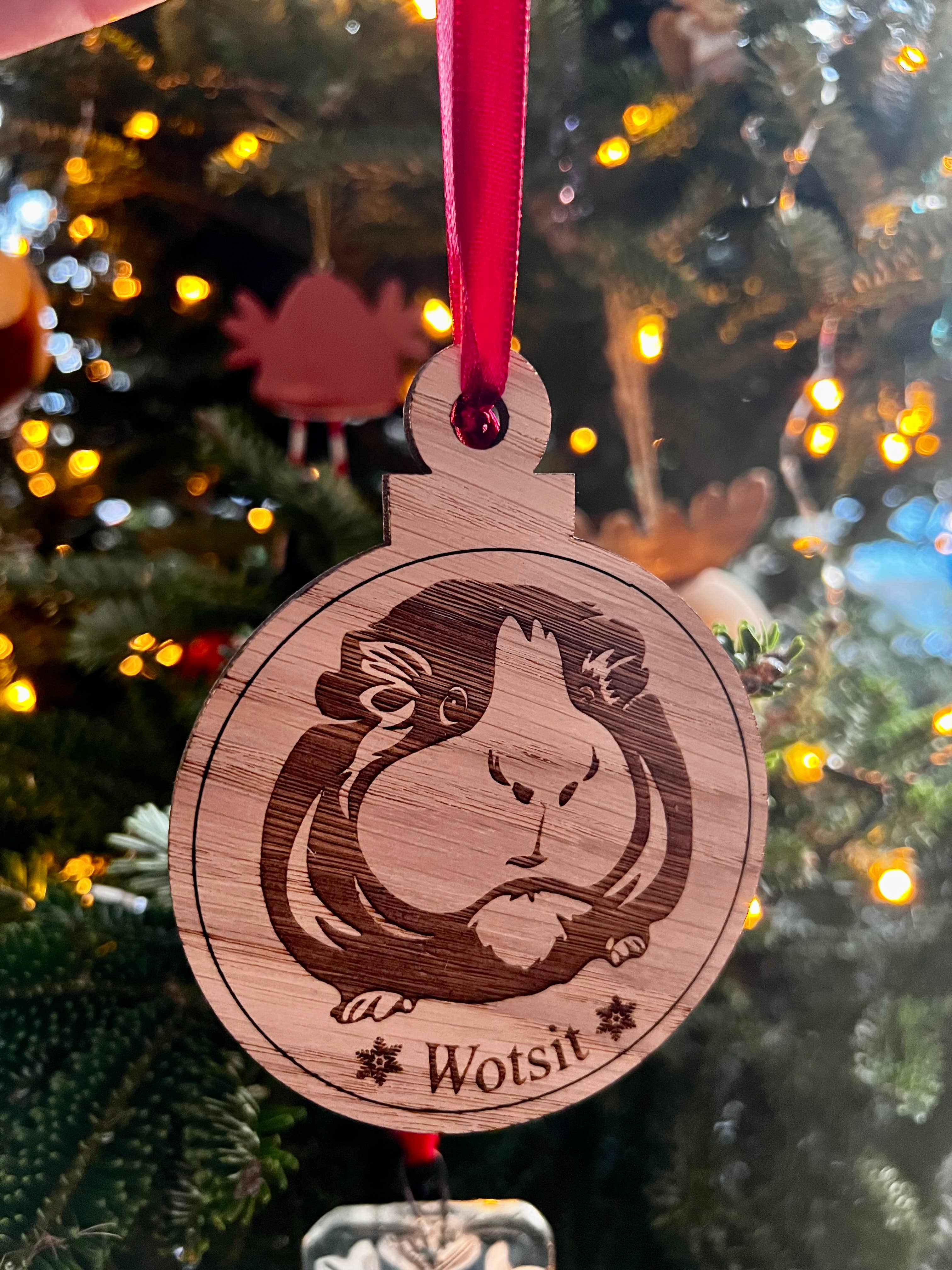 Guinea Pig Pet Personalised Tree Decoration craft product