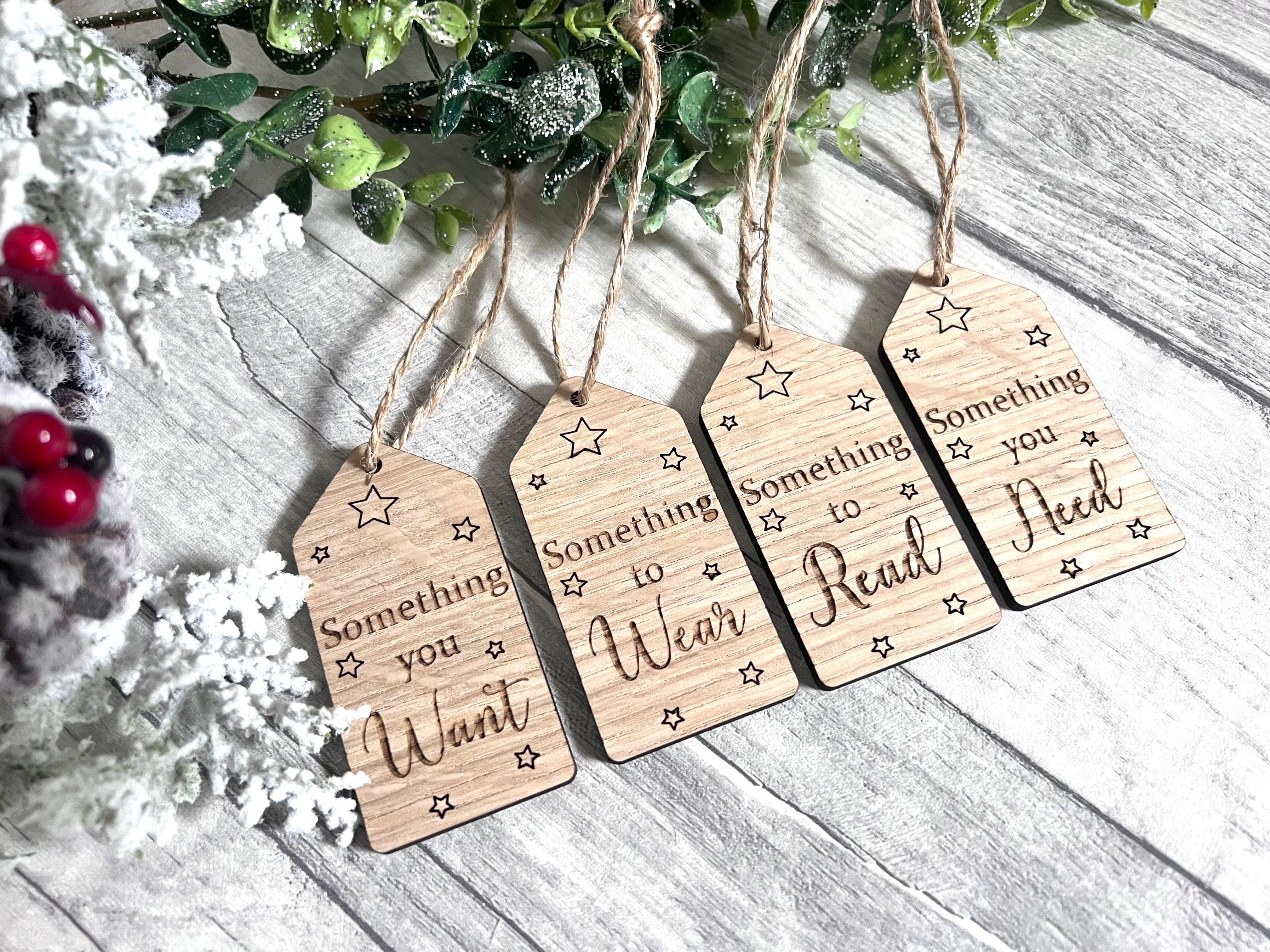Load image into Gallery viewer, ‘Something’ gift tags - Set of 4 craft product
