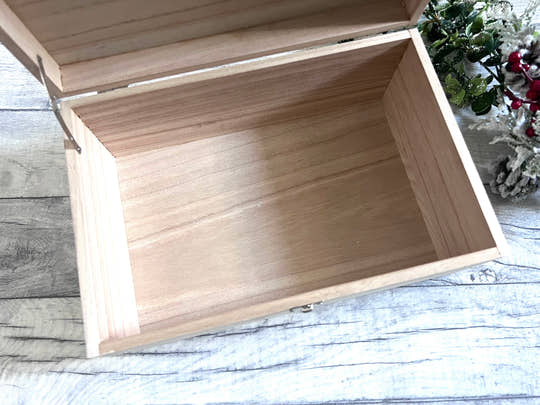 Family Wooden Christmas Eve Box craft product