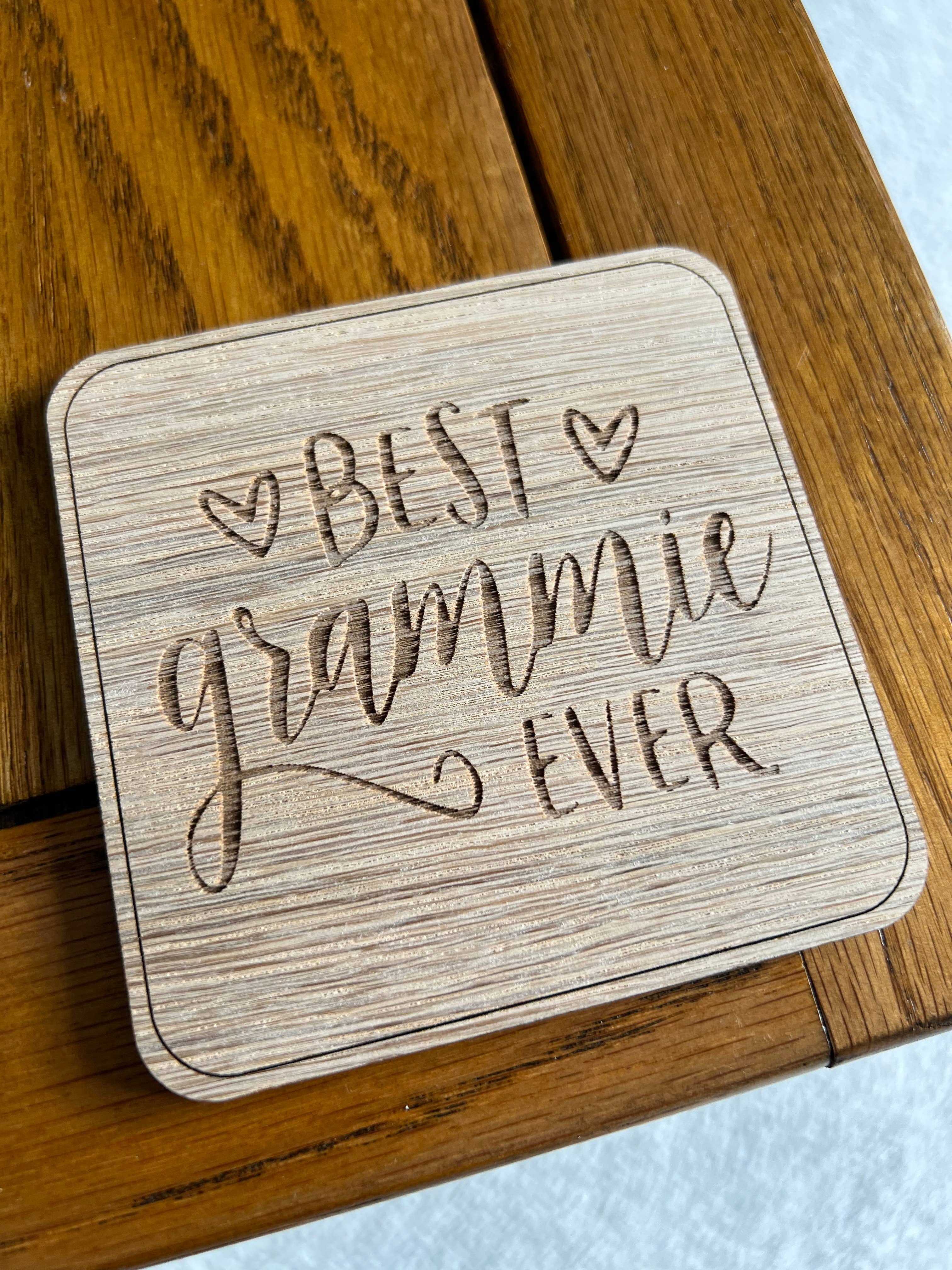 ‘Any Phrase’ Grandparents Drinks Coaster craft product